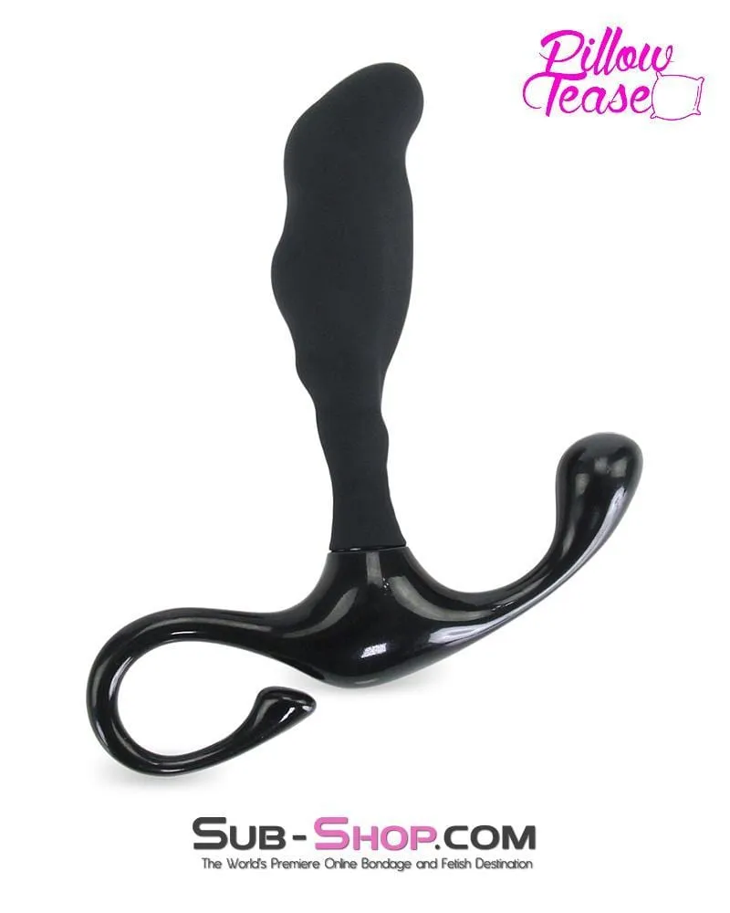 0422E-SIS      Sissy Bitch Black Silicone Prostate Massager