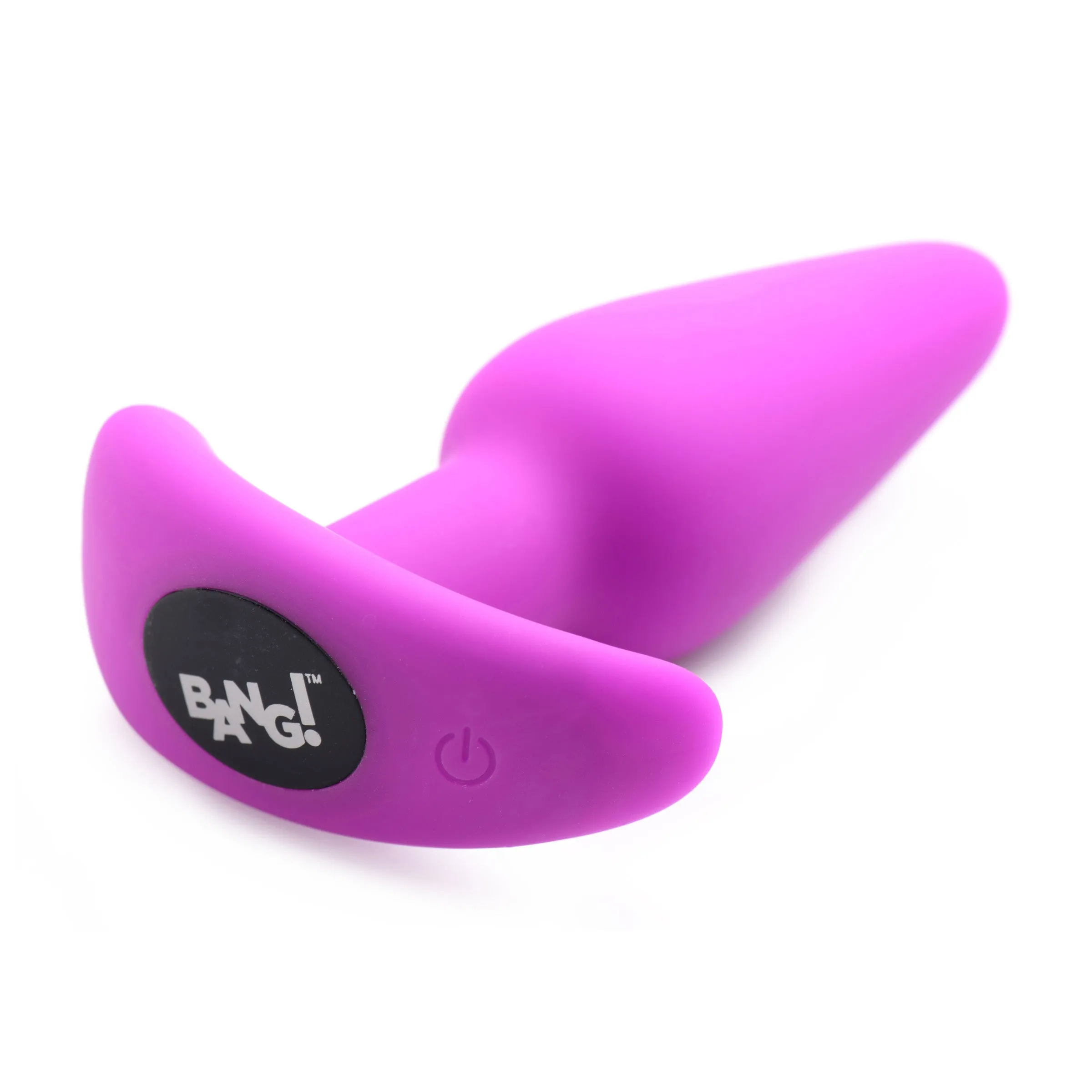 21X Remote Control Vibrating Silicone Butt Plug - Purple