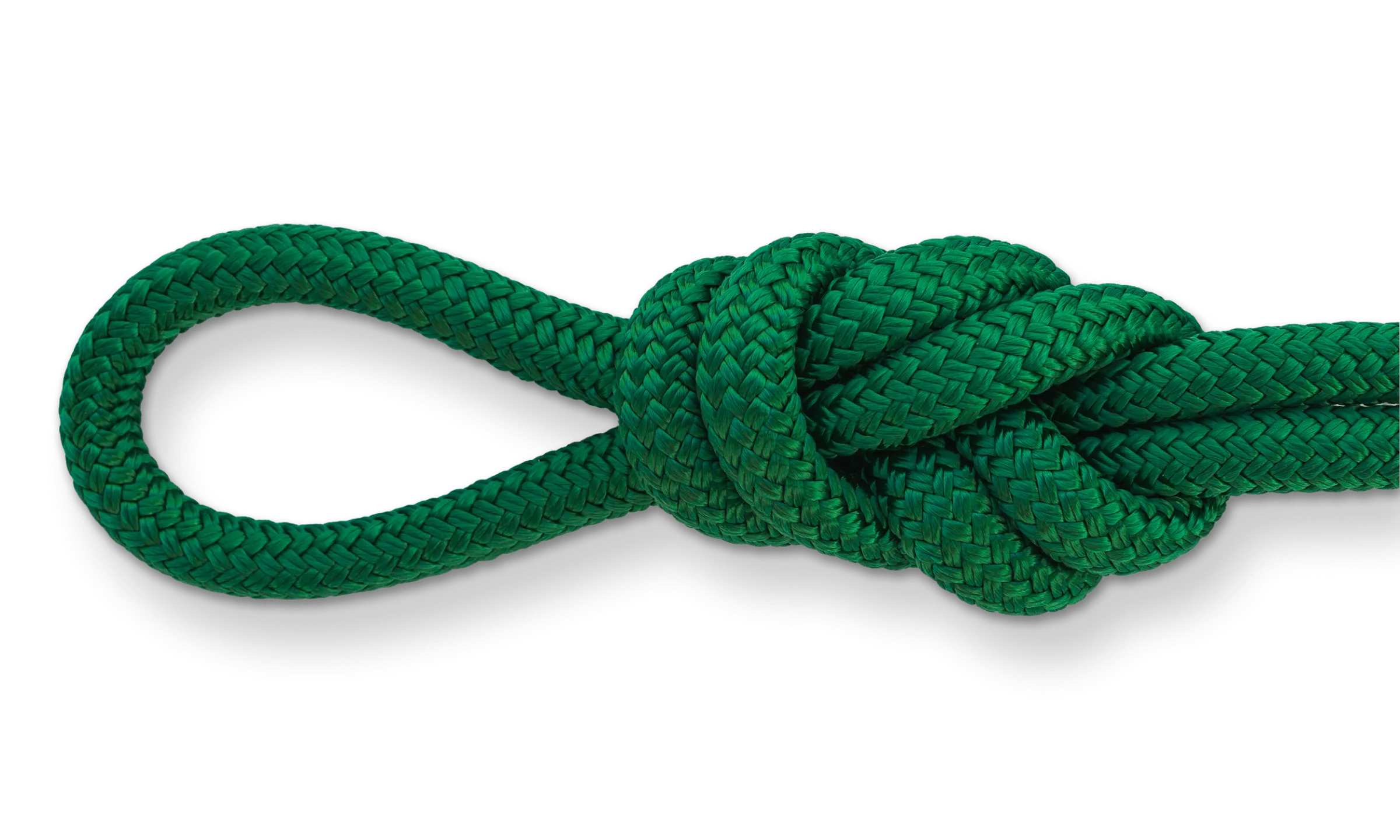 3/4" Double Braid Green Shorts