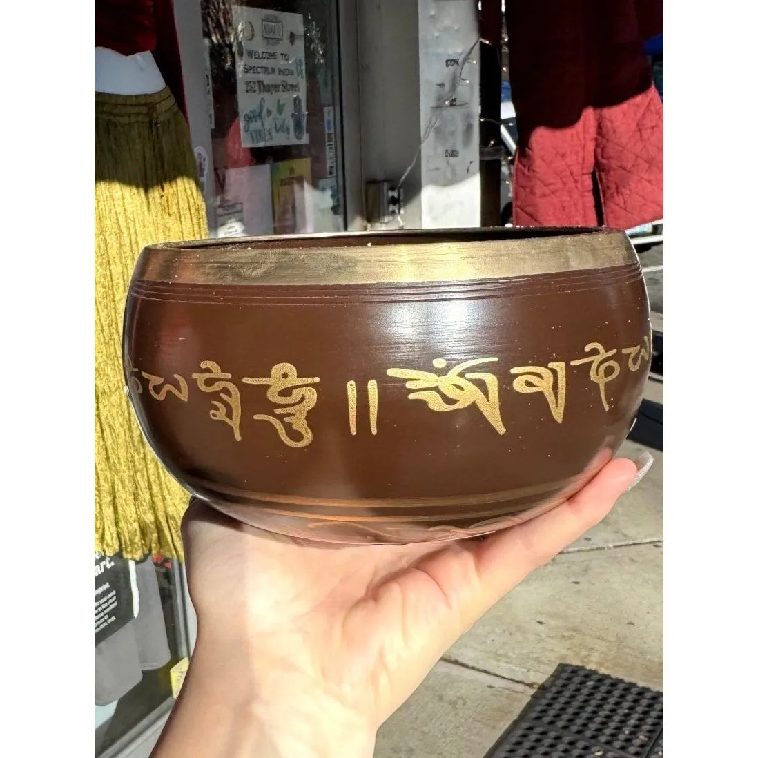6" Tibetan Brass Singing Bowls ~ Handmade