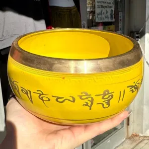 6" Tibetan Brass Singing Bowls ~ Handmade