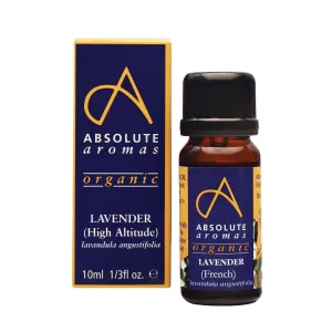 Absolute Aromas Organic Lavender (French) Essential Oil 0.33 Fl. Oz.
