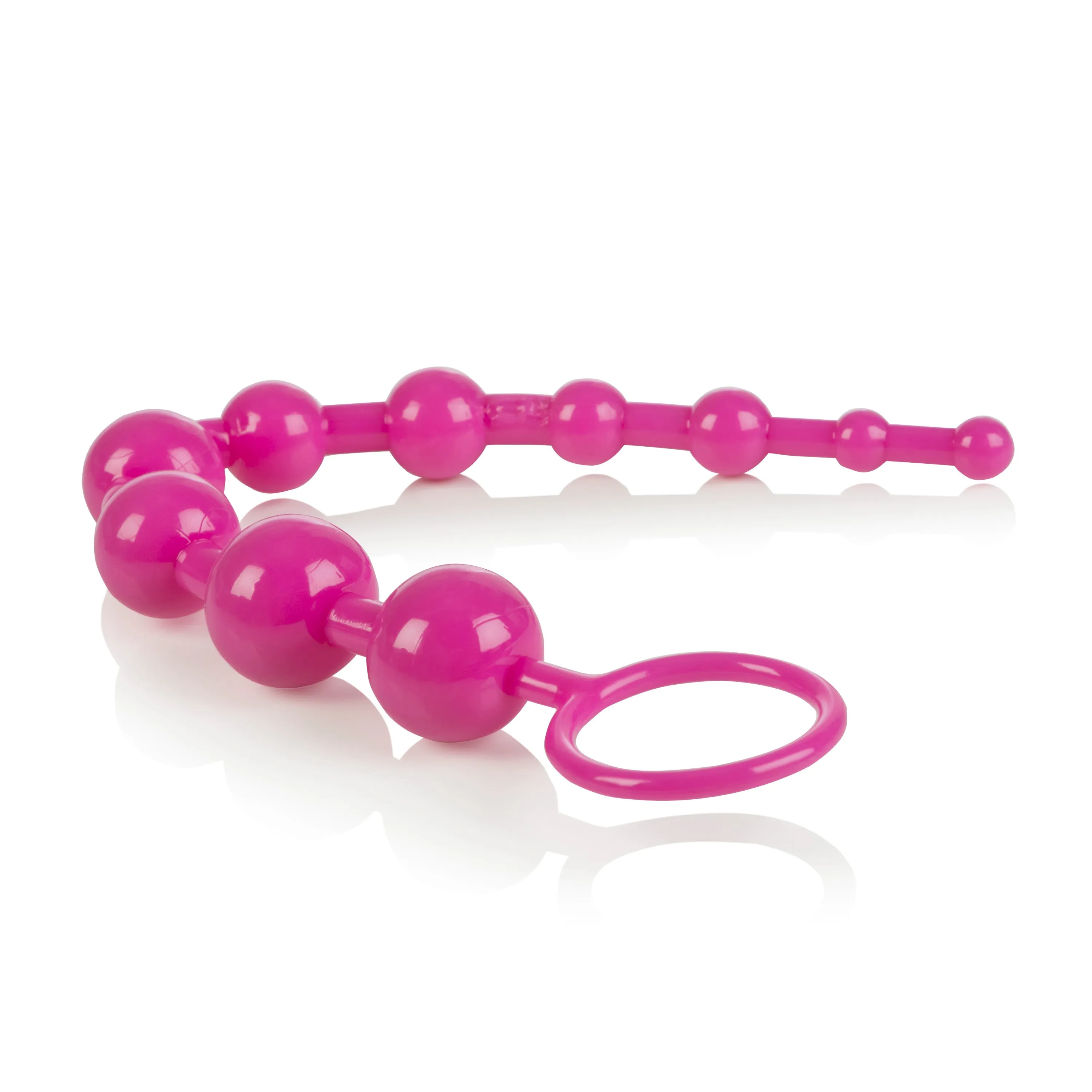 Adventure Beads: Easy-to-Use Flexible Anal Toy with Sturdy Ring