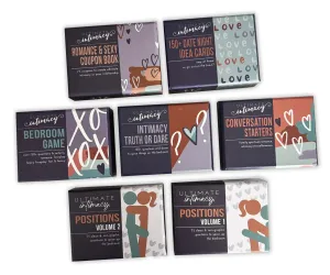 All 7 Card Decks (Positions Volume 1 and 2, Bedroom Game, Conversation Starters, Truth or Dare, Romantic and Sexy Coupons, Date Night Ideas)