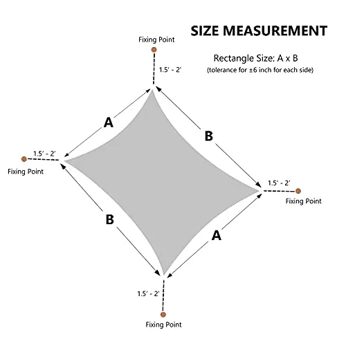 AsterOutdoor Sun Shade Sail Triangle 16' x 16' x 16' UV Block Canopy for Patio Backyard Lawn Garden Outdoor Activities, Cream