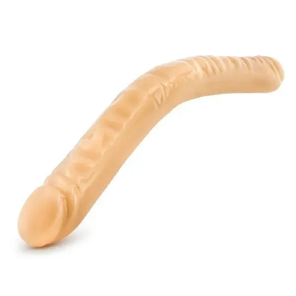 B Yours Double Dildo Beige 18in