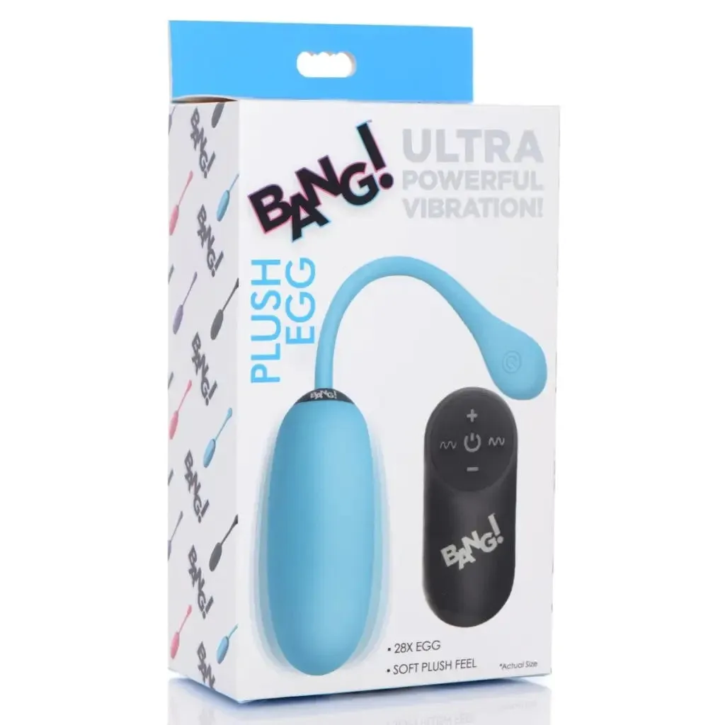 BANG! 28X Remote Control Silicone Plush Egg