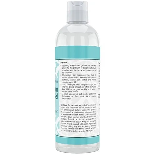 Beauty Aura 100% Pure Magnesium Gel | 16 Fl Oz