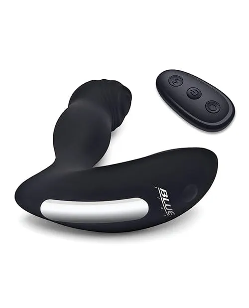 Blue Line Vibrating Prostate Thumper with remote - Black