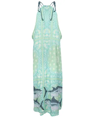 Blue Paisley Dress
