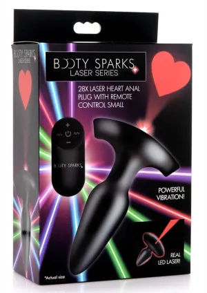 Booty Sparks Laser Heart Plug Sm