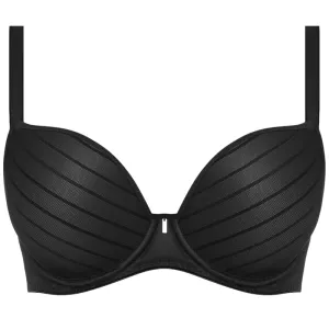 Cameo Moulded Plunge Bra Black - Freya