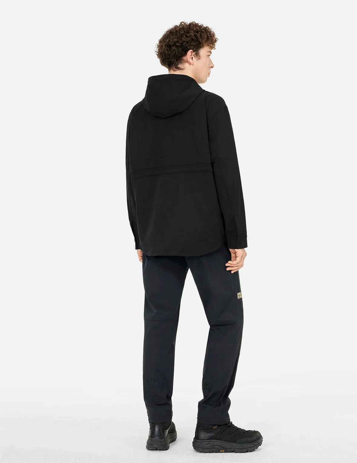 Embroidery Multi-pocket Relax Fit Shirt Jacket