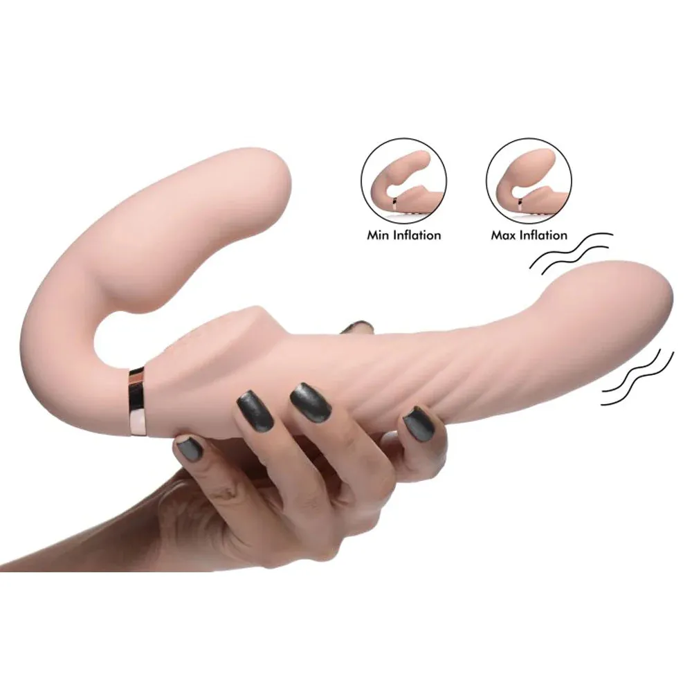 Ergo-Fit ''Twist'' Inflatable Vibrating Strap-On