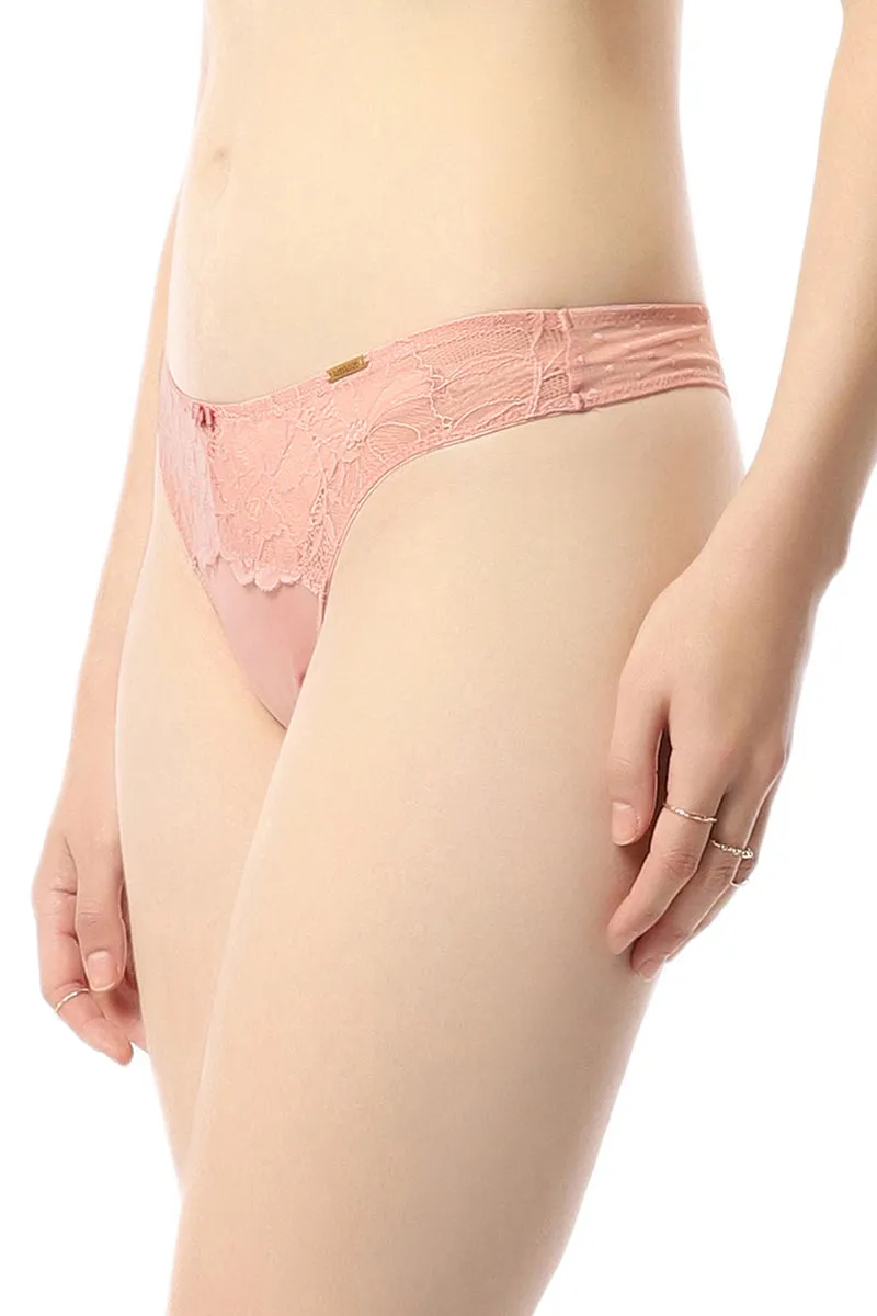 Eternal Bliss Thong - Mellow Rose