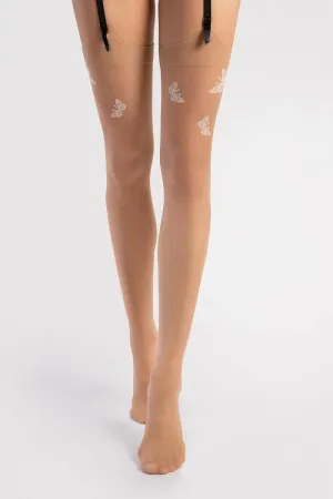 Fiore ethereal waist stockings