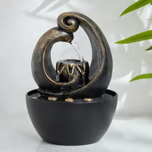 Home Centre Alpine Carnival Polyresin Fountain - 13x20cm