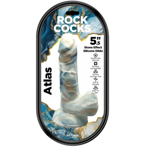 Hott Products Unlimited Rock Cocks Atlas 5.5" Dong