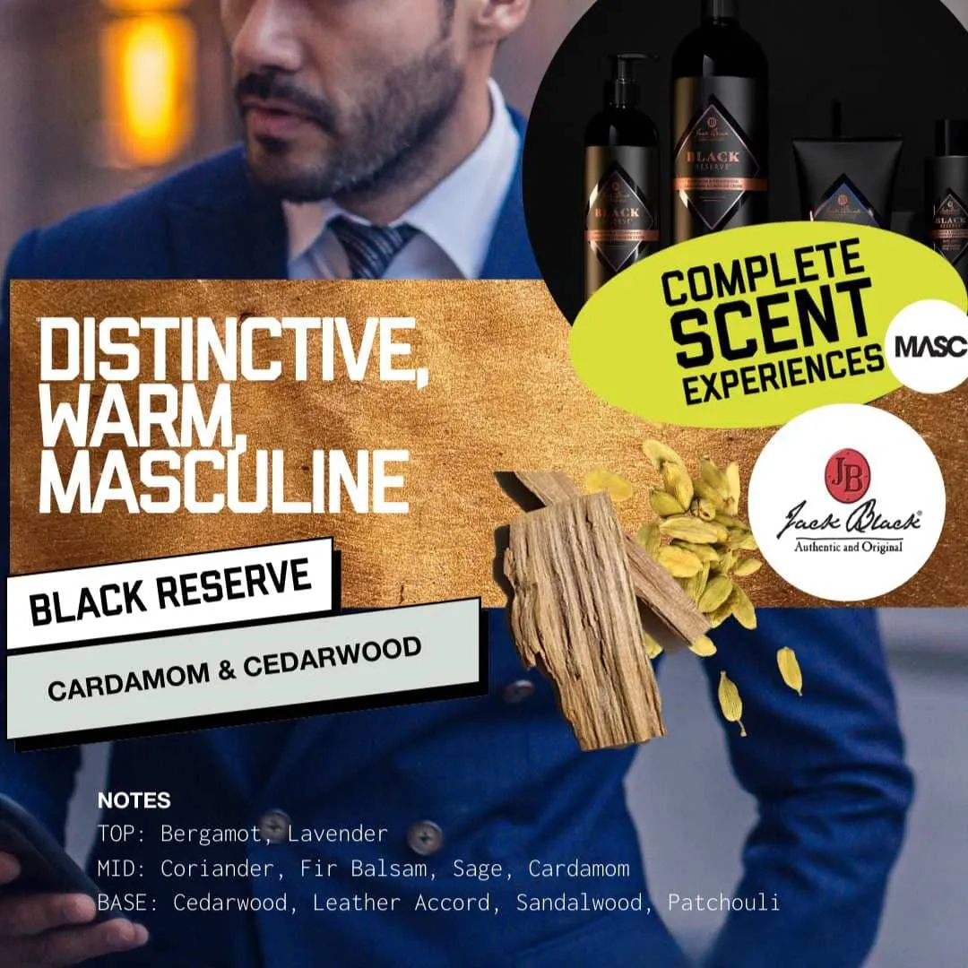 Jack Black Black Reserve Body & Hair Cleanser (Size Options)