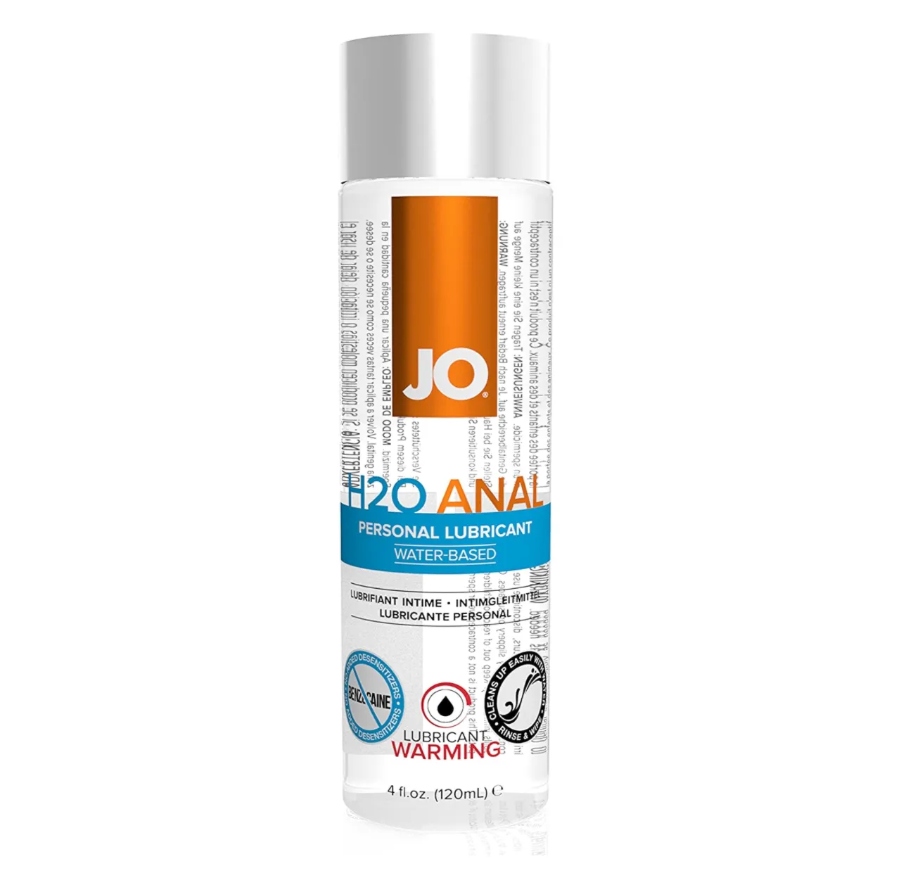 JO Warming H2O Anal - 4oz (Water)