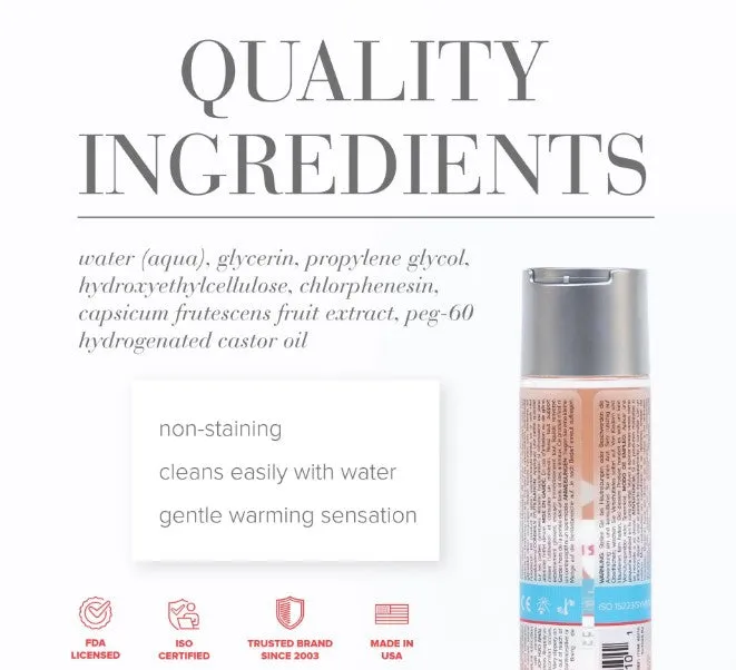 JO Warming H2O Anal - 4oz (Water)