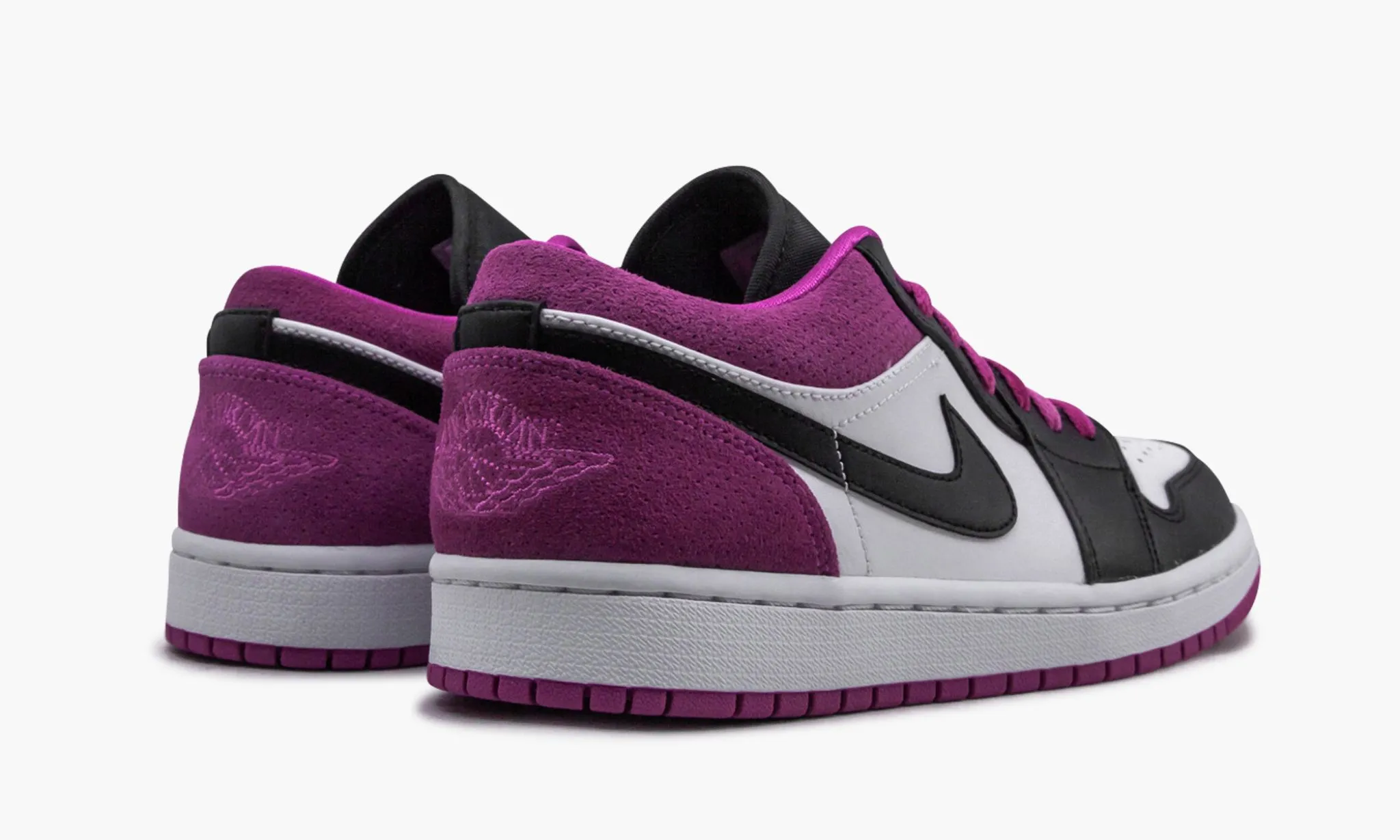 Jordan 1 Low "Black Active Fuchsia"