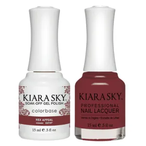 Kiara Sky All-in-One Gel   Polish Duo - 5107 Hex Appeal