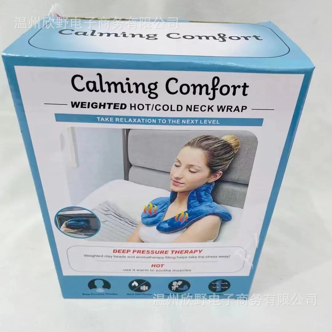 Lavender Filling Microwave Heating Neck Pillow