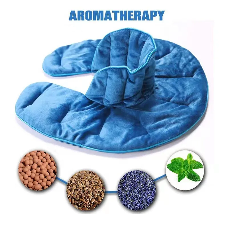 Lavender Filling Microwave Heating Neck Pillow
