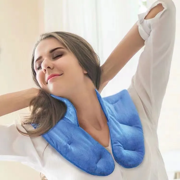 Lavender Filling Microwave Heating Neck Pillow