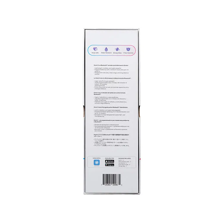 Lovense Domi 2 Bluetooth Controlled Wand Vibrator