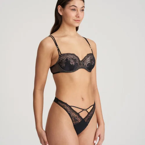 Marie Jo Junoo Thong | BLACK