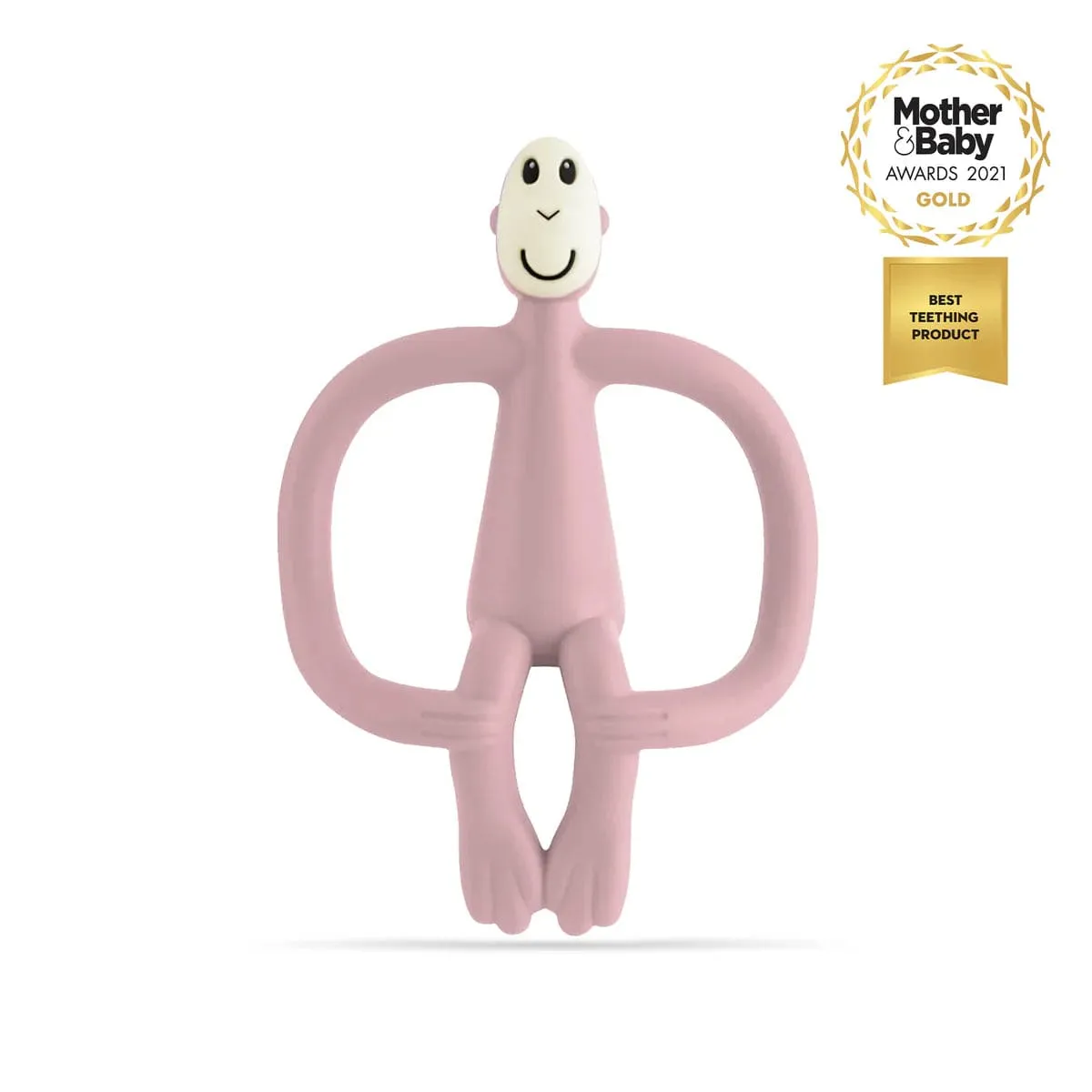 Matchstick Monkey Teething Toy - Dusty Pink