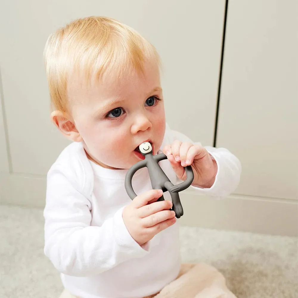 Matchstick Monkey Teething Toy - Grey