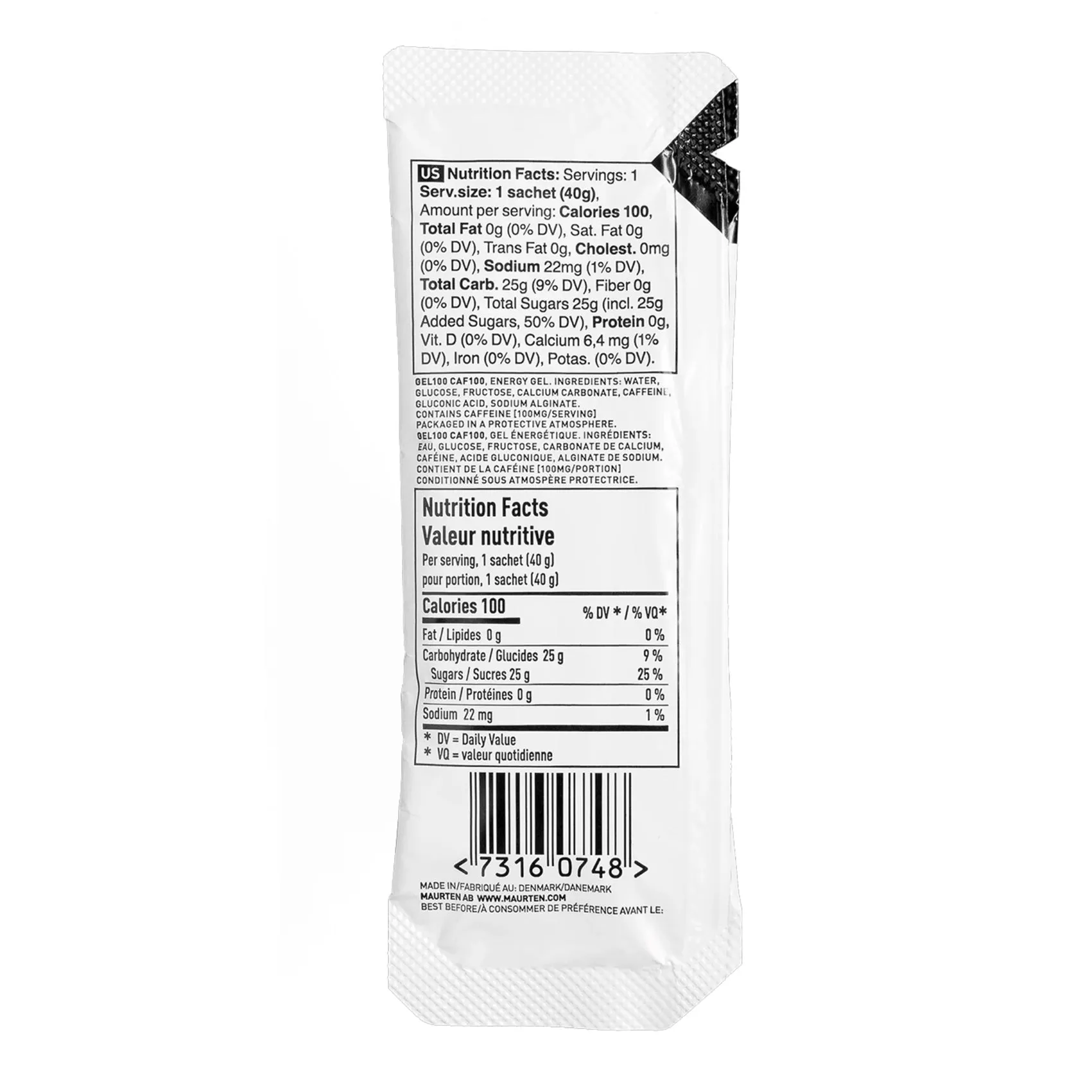 Maurten Gel 100 Caffeinated