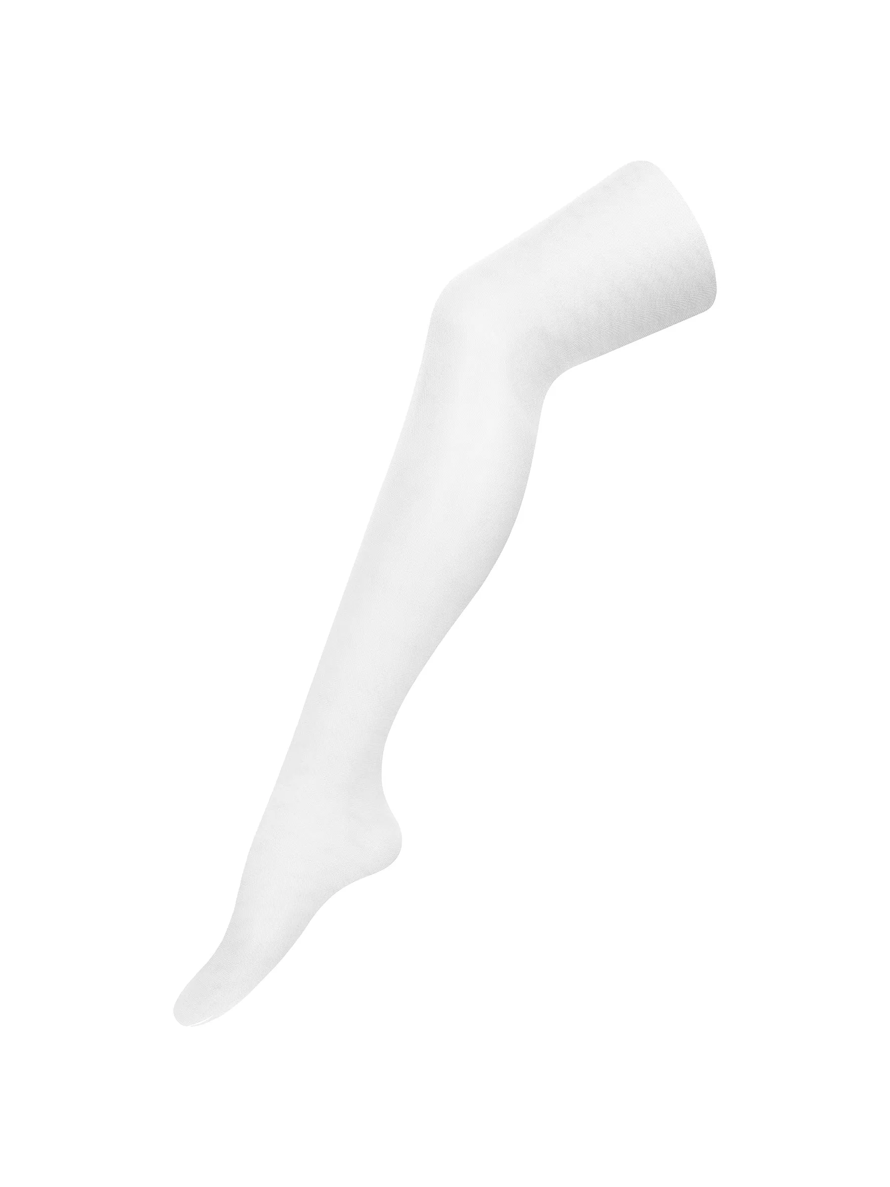 Mera White Mesh Stockings