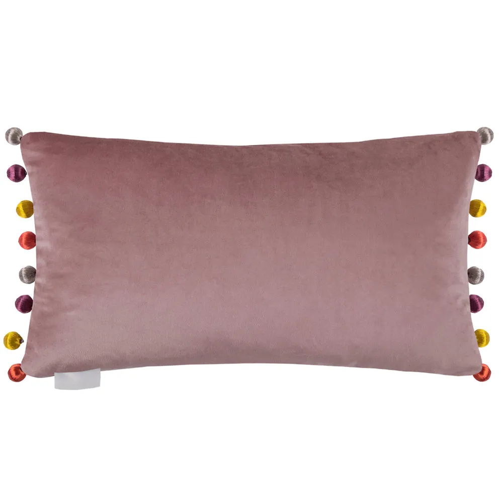 Nada Printed Feather Cushion Amethyst