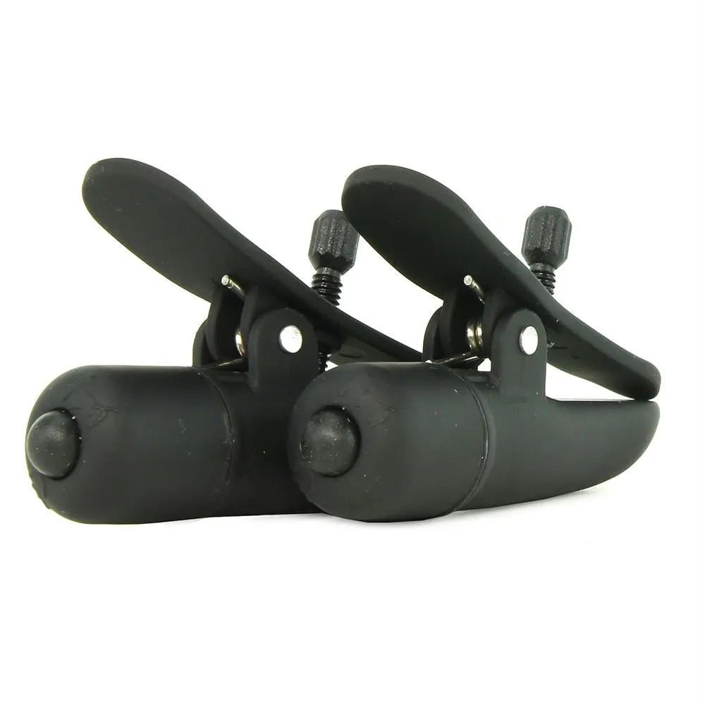 nipple play Nipplettes Vibrating Clamps in Black