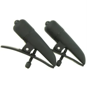 nipple play Nipplettes Vibrating Clamps in Black