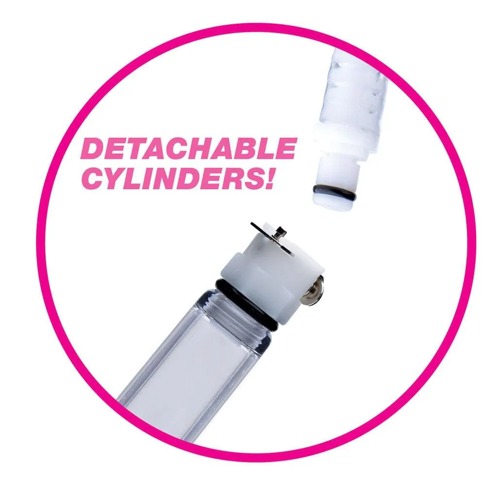 Nipple Pumping System With Detachable Cylinders