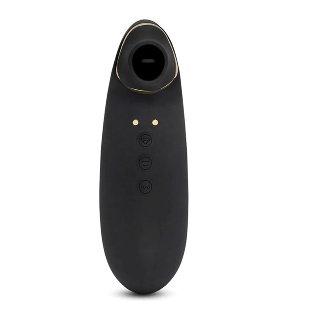 Nu Sensuelle Trinitii Flickering Tongue Clitoral Suction Vibrator - 18K Gold Edition