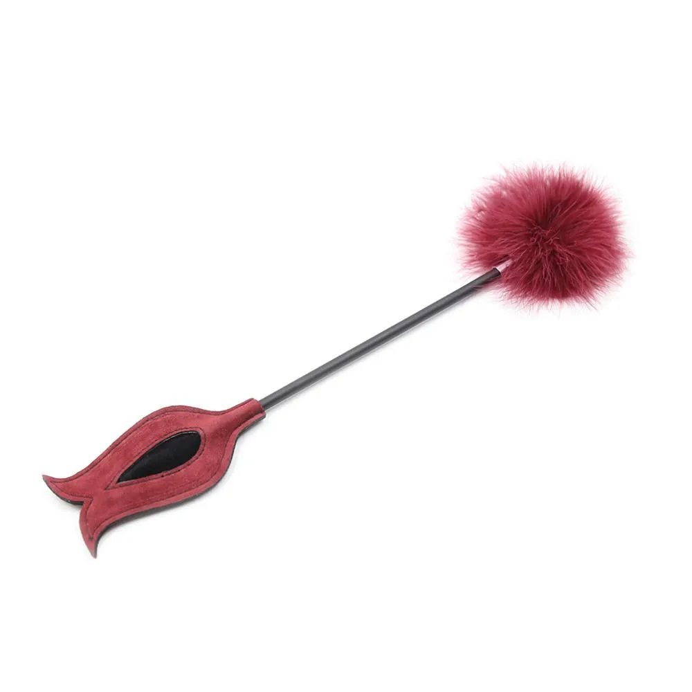 Red Bondage Feather Tickler