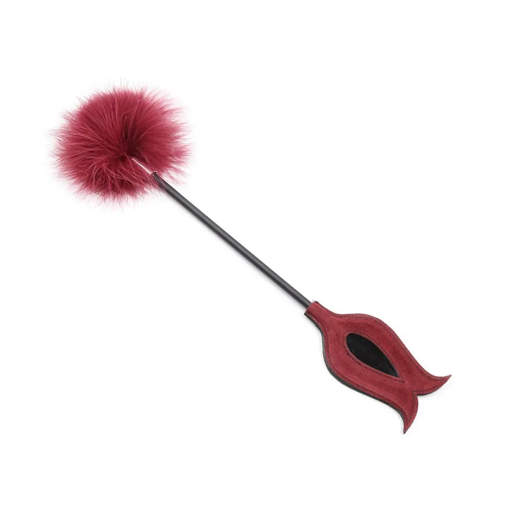 Red Bondage Feather Tickler