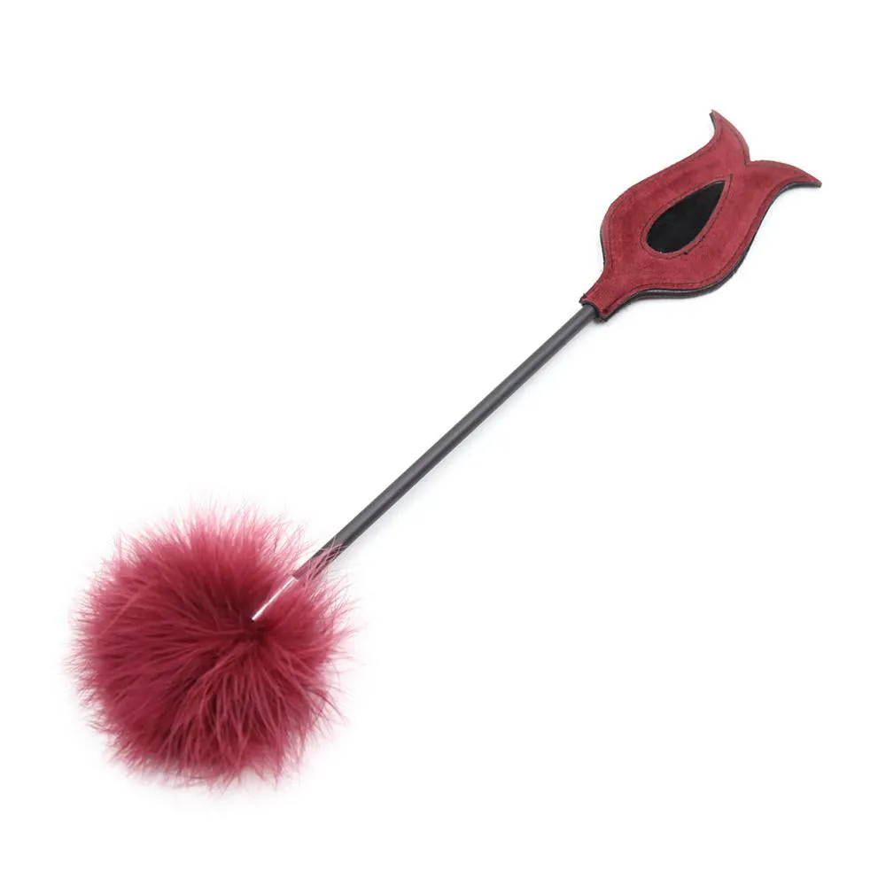 Red Bondage Feather Tickler