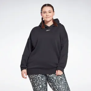 Reebok Apparel Women Studio Recycled Oversize Hoodie (Plus Size) Black