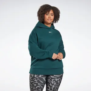 Reebok Apparel Women Studio Recycled Oversize Hoodie (Plus Size) Forgrn