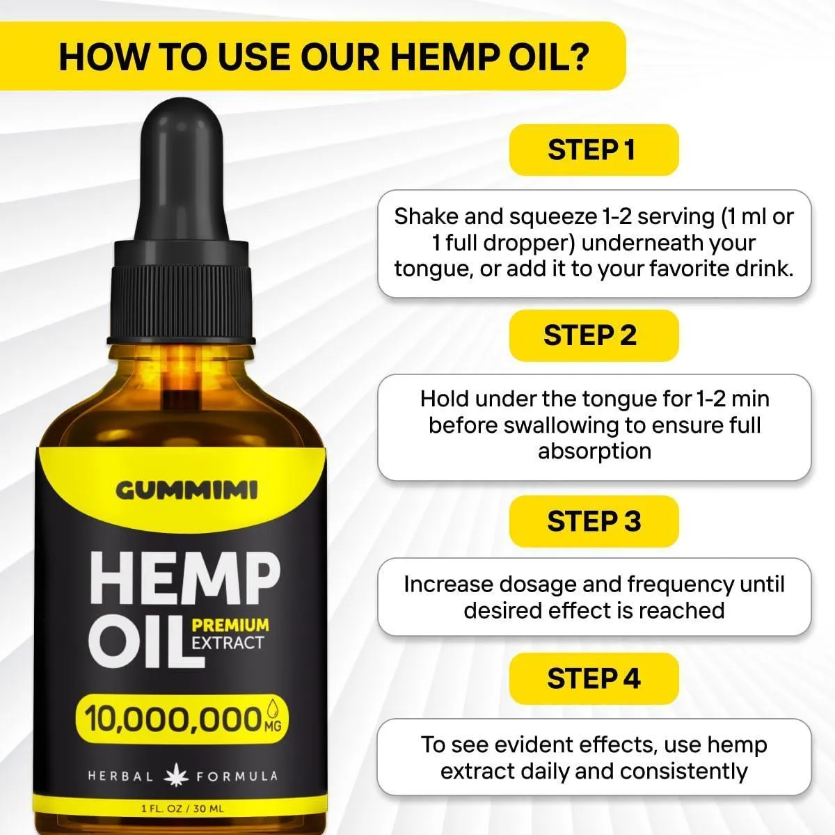 Оrganic Oil 10 000 000 mg Natural Drops Rich in Vitamins B C E & Omega 3 6 9