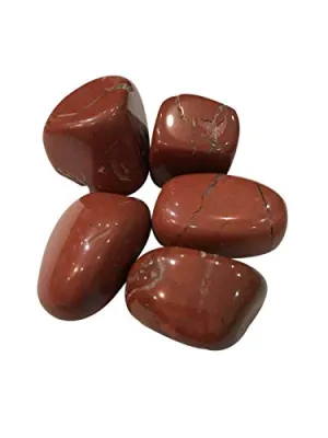 Sahib Healing Crystals Natural Red Jasper 100 Grams Tumble Stone for Reiki Healing, Crystal Healing, Vastu Correction and Wisdom