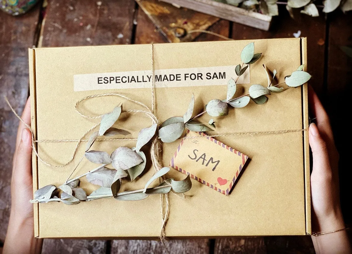 Self care gift for new mum, personalized new mum gift, care package, zero- waste gift box, vegan gift box