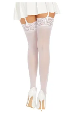 Sheer Thigh High w/ Lace